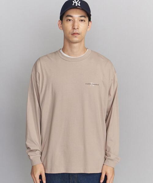 BEAUTY&YOUTH UNITED ARROWS（ビューティーアンドユースユナイテッドアローズ）の「【WEB限定】by FREEDOM STANDARD カットソー（Tシャツ/カットソー・メンズ・ホワイト/ブラック/ベージュ/グレー/ケリー・S/M/L）」の6枚目の写真