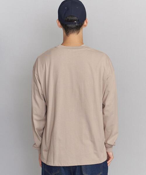 BEAUTY&YOUTH UNITED ARROWS（ビューティーアンドユースユナイテッドアローズ）の「【WEB限定】by FREEDOM STANDARD カットソー（Tシャツ/カットソー・メンズ・ホワイト/ブラック/ベージュ/グレー/ケリー・S/M/L）」の8枚目の写真