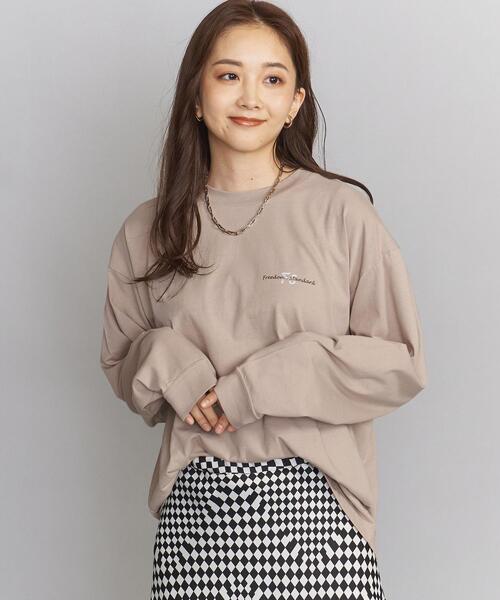 BEAUTY&YOUTH UNITED ARROWS（ビューティーアンドユースユナイテッドアローズ）の「【WEB限定】by FREEDOM STANDARD カットソー（Tシャツ/カットソー・メンズ・ホワイト/ブラック/ベージュ/グレー/ケリー・S/M/L）」の13枚目の写真