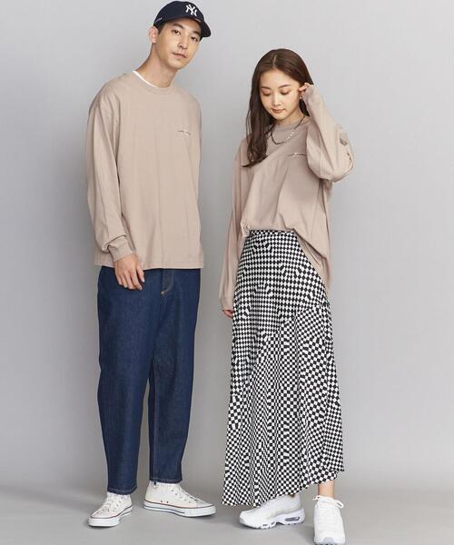 BEAUTY&YOUTH UNITED ARROWS（ビューティーアンドユースユナイテッドアローズ）の「【WEB限定】by FREEDOM STANDARD カットソー（Tシャツ/カットソー・メンズ・ホワイト/ブラック/ベージュ/グレー/ケリー・S/M/L）」の18枚目の写真