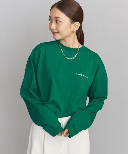 BEAUTY&YOUTH UNITED ARROWS（ビューティーアンドユースユナイテッドアローズ）の「【WEB限定】by FREEDOM STANDARD カットソー（Tシャツ/カットソー・メンズ・ホワイト/ブラック/ベージュ/グレー/ケリー・S/M/L）」の19枚目の写真