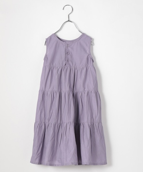 GLOBAL WORK(グローバルワーク)の「【キッズ】2wayティアードワンピ/957739(ワンピース・キッズ・ブラック/ライトパープル・110cm/100cm/130cm/150cm/160cm/120cm/140cm)」の11枚目の写真