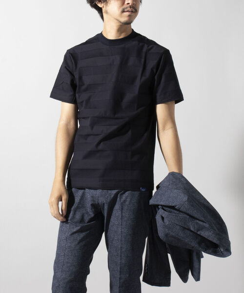 NOLLEY'S goodman（ノーリーズグッドマン）の「リンクスドレス Tシャツ（※ジャケットインナー専用Tシャツ ジャケT）（Tシャツ/カットソー・メンズ・ホワイト/ブラック/ネイビー・SMALL/MEDIUM/LARGE/X-LARGE）」の14枚目の写真