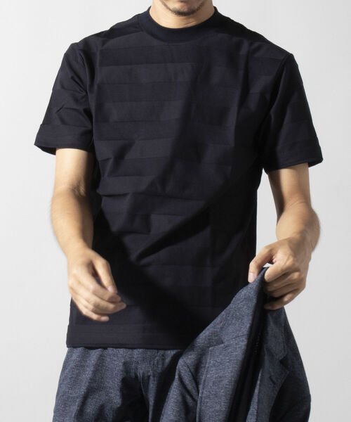 NOLLEY'S goodman（ノーリーズグッドマン）の「リンクスドレス Tシャツ（※ジャケットインナー専用Tシャツ ジャケT）（Tシャツ/カットソー・メンズ・ホワイト/ブラック/ネイビー・SMALL/MEDIUM/LARGE/X-LARGE）」の15枚目の写真