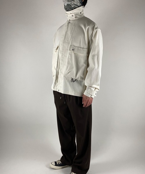 NUMBER (N)INE(ナンバーナイン)の「OVERSIZED CORDUROY SHIRT JACKET / オーバーサイズコーデュロイシャツジャケット(その他アウター・メンズ・ブラック/ホワイト/ネイビー・3/2/4)」の5枚目の写真