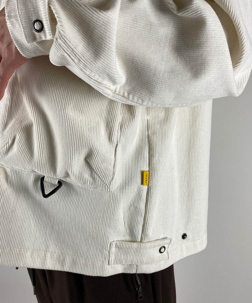 NUMBER (N)INE(ナンバーナイン)の「OVERSIZED CORDUROY SHIRT JACKET / オーバーサイズコーデュロイシャツジャケット(その他アウター・メンズ・ブラック/ホワイト/ネイビー・3/2/4)」の10枚目の写真
