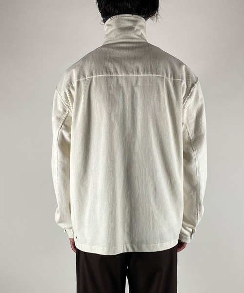 NUMBER (N)INE(ナンバーナイン)の「OVERSIZED CORDUROY SHIRT JACKET / オーバーサイズコーデュロイシャツジャケット(その他アウター・メンズ・ブラック/ホワイト/ネイビー・3/2/4)」の13枚目の写真