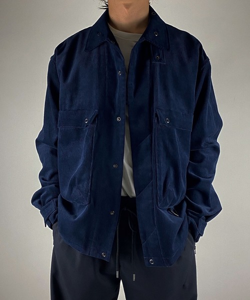 NUMBER (N)INE(ナンバーナイン)の「OVERSIZED CORDUROY SHIRT JACKET / オーバーサイズコーデュロイシャツジャケット(その他アウター・メンズ・ブラック/ホワイト/ネイビー・3/2/4)」の16枚目の写真