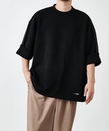 COLONY 2139 | ダンボールトロールアップ袖ビッグシルエットTシャツ/インサイドアウト オーバーサイズT※ユニセックス対応(Tシャツ/カットソー)