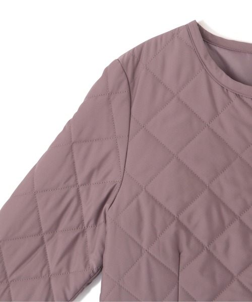 PROPORTION BODY DRESSING（プロポーションボディドレッシング）の「【美人百花11月号 掲載商品】２Ｗａｙ　キルティングタフタジャケット / 1211255002（ブルゾン・レディース・ブラック/オフホワイト/ライトピンク・SMALL/MEDIUM）」の8枚目の写真