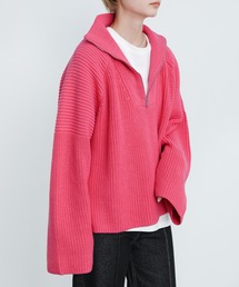 select MOCA | 2021 AW ハーフジップニットトップス(ニット/セーター)