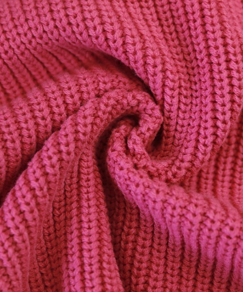 select MOCA（セレクトモカ）の「ハーフジップニットトップス（ニット/セーター・レディース・ブラック/ピンク/アイボリー/バーガンディー・FREE）」の16枚目の写真