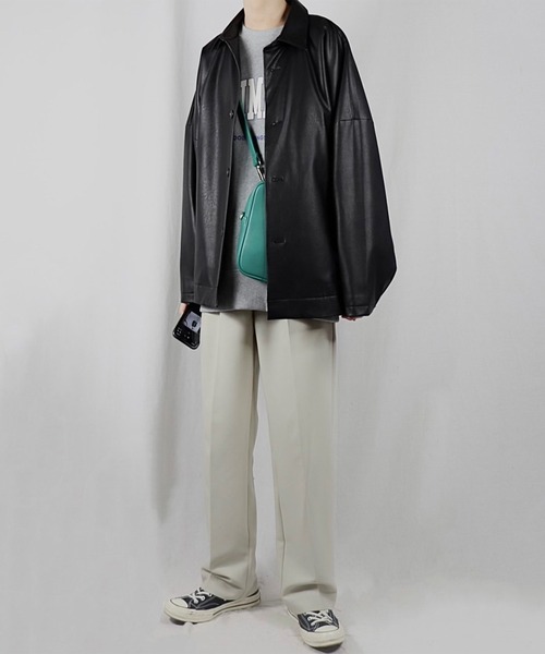 Loose/ルース（ルース）の「オーバル コンパクトショルダーバッグ（ショルダーバッグ・メンズ・ブラック/グレー/グリーン/ブラック系その他・FREE）」の18枚目の写真