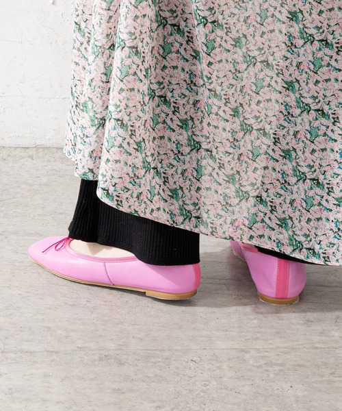 SHENERY（シーナリー）の「COWバレエシューズ（バレエシューズ・レディース・ブラック/ピンク・38/36/37）」の15枚目の写真