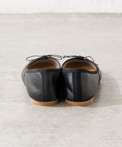 SHENERY（シーナリー）の「COWバレエシューズ（バレエシューズ・レディース・ブラック/ピンク・38/36/37）」の16枚目の写真