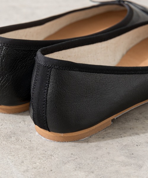 SHENERY（シーナリー）の「COWバレエシューズ（バレエシューズ・レディース・ブラック/ピンク・38/36/37）」の10枚目の写真