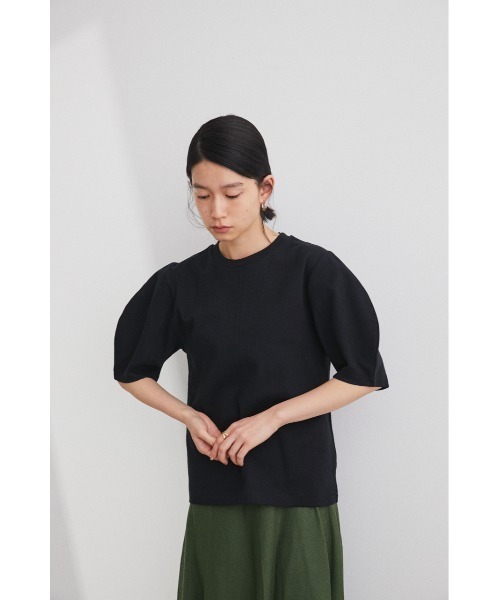 STYLEMIXER（スタイルミキサー）の「ｺｸｰﾝｽﾘｰﾌﾞTｼｬﾂ（Tシャツ/カットソー・レディース・ライトグリーン/ベージュ/ブラック/ホワイト・FREE）」の11枚目の写真