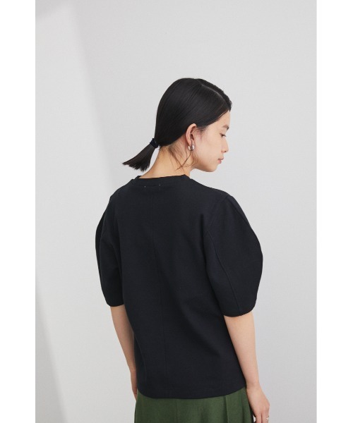 STYLEMIXER（スタイルミキサー）の「ｺｸｰﾝｽﾘｰﾌﾞTｼｬﾂ（Tシャツ/カットソー・レディース・ライトグリーン/ベージュ/ブラック/ホワイト・FREE）」の6枚目の写真