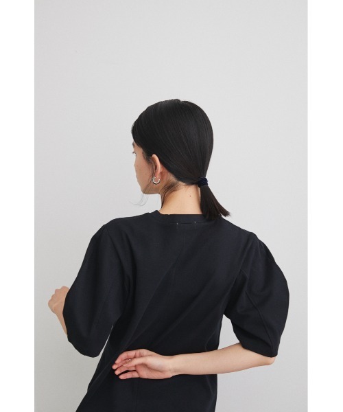 STYLEMIXER（スタイルミキサー）の「ｺｸｰﾝｽﾘｰﾌﾞTｼｬﾂ（Tシャツ/カットソー・レディース・ライトグリーン/ベージュ/ブラック/ホワイト・FREE）」の20枚目の写真