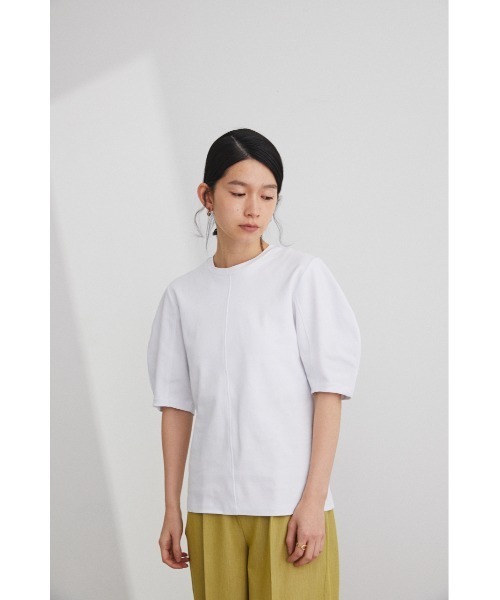 STYLEMIXER（スタイルミキサー）の「ｺｸｰﾝｽﾘｰﾌﾞTｼｬﾂ（Tシャツ/カットソー・レディース・ライトグリーン/ベージュ/ブラック/ホワイト・FREE）」の18枚目の写真