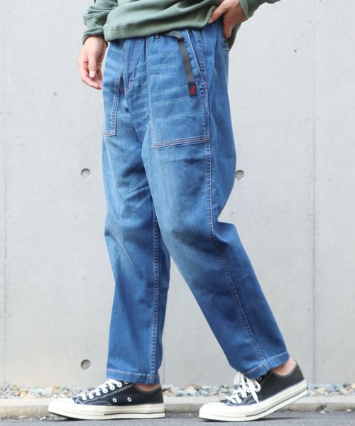 Gramicci（グラミチ）の「Gramicci / グラミチ DENIM LOOSE TAPERED PANTS  ワイド デニムパンツ クライミング テーパード（デニムパンツ・メンズ・ナチュラル/ダークブルー/ワンウォッシュ/ライトブルー・M/S/L/XL）」の19枚目の写真