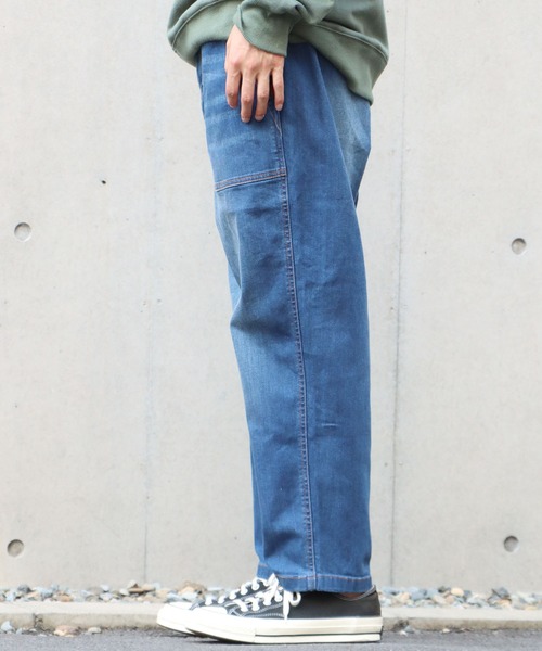 Gramicci（グラミチ）の「Gramicci / グラミチ DENIM LOOSE TAPERED PANTS  ワイド デニムパンツ クライミング テーパード（デニムパンツ・メンズ・ナチュラル/ダークブルー/ワンウォッシュ/ライトブルー・M/S/L/XL）」の20枚目の写真