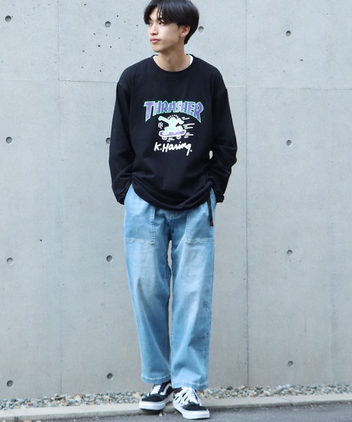 Gramicci（グラミチ）の「Gramicci / グラミチ DENIM LOOSE TAPERED PANTS  ワイド デニムパンツ クライミング テーパード（デニムパンツ・メンズ・ナチュラル/ダークブルー/ワンウォッシュ/ライトブルー・M/S/L/XL）」の22枚目の写真