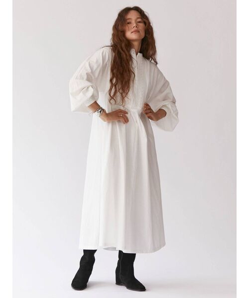 Ungrid（アングリッド）の「コード刺繍コットンワンピース（ワンピース・レディース・ブラック/オフホワイト・FREE）」の16枚目の写真