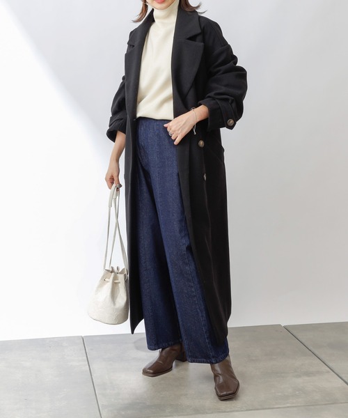 COLONY 2139（コロニートゥーワンスリーナイン）の「リサイクルポリバックボリュームタートルネックプルオーバー(セットアップ可)（ニット/セーター・レディース・ブラック/グリーン/アイボリー/グレイッシュベージュ・FREE）」の22枚目の写真