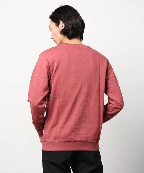 DISCUS（ディスカス）の「DISCUS ディスカス カレッジプリント コラボ スウェット 裏毛トレーナー（スウェット・メンズ・レッド/ブルー/オートミール/チャコール・M/L/XL）」の9枚目の写真