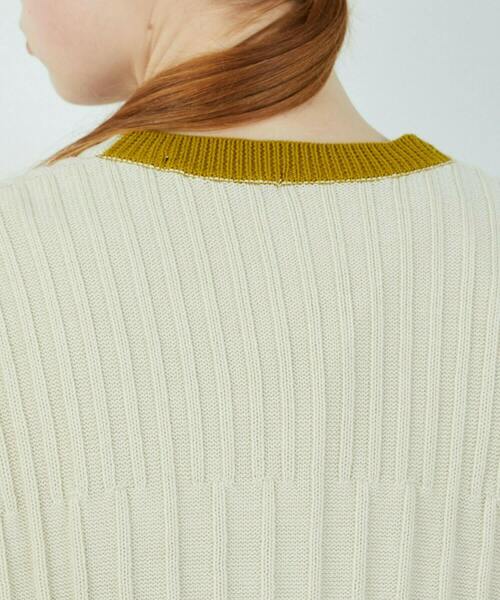 FRAPBOIS（フラボア）の「サイドベスト（ベスト・レディース・ブルー/オフホワイト・1/2）」の22枚目の写真