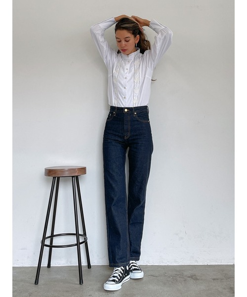 Vicente（ヴィセンテ）の「Flower petal shirt（シャツ/ブラウス・レディース・オフホワイト/ブラック・FREE）」の9枚目の写真