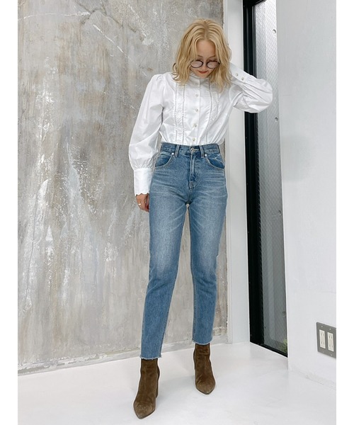 Vicente（ヴィセンテ）の「Flower petal shirt（シャツ/ブラウス・レディース・オフホワイト/ブラック・FREE）」の11枚目の写真