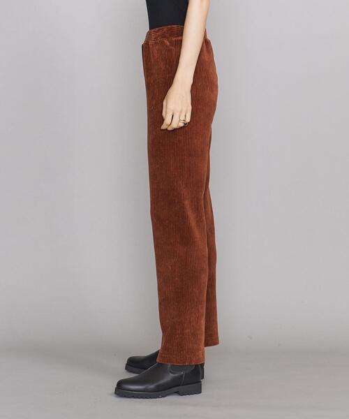 BEAUTY&YOUTH UNITED ARROWS(ビューティーアンドユースユナイテッドアローズ)の「BY コットンポリエステル ジャージースリットパンツ -ウォッシャブル-(その他パンツ・レディース・オレンジ系その他/ナチュラル/ダークブラウン・FREE)」の5枚目の写真