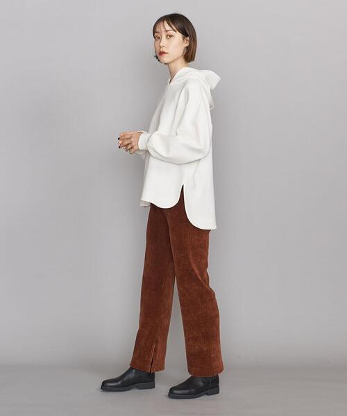 BEAUTY&YOUTH UNITED ARROWS(ビューティーアンドユースユナイテッドアローズ)の「BY コットンポリエステル ジャージースリットパンツ -ウォッシャブル-(その他パンツ・レディース・オレンジ系その他/ナチュラル/ダークブラウン・FREE)」の10枚目の写真