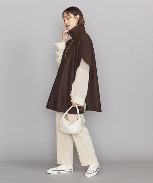 BEAUTY&YOUTH UNITED ARROWS(ビューティーアンドユースユナイテッドアローズ)の「BY コットンポリエステル ジャージースリットパンツ -ウォッシャブル-(その他パンツ・レディース・オレンジ系その他/ナチュラル/ダークブラウン・FREE)」の6枚目の写真