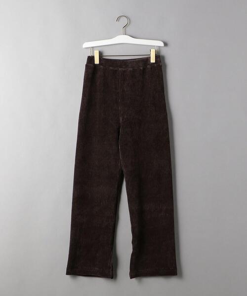 BEAUTY&YOUTH UNITED ARROWS(ビューティーアンドユースユナイテッドアローズ)の「BY コットンポリエステル ジャージースリットパンツ -ウォッシャブル-(その他パンツ・レディース・オレンジ系その他/ナチュラル/ダークブラウン・FREE)」の20枚目の写真