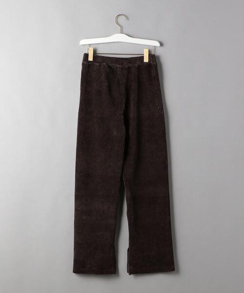 BEAUTY&YOUTH UNITED ARROWS(ビューティーアンドユースユナイテッドアローズ)の「BY コットンポリエステル ジャージースリットパンツ -ウォッシャブル-(その他パンツ・レディース・オレンジ系その他/ナチュラル/ダークブラウン・FREE)」の12枚目の写真