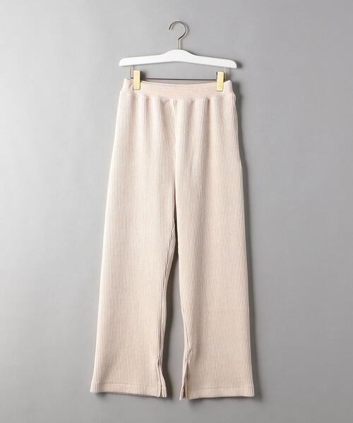 BEAUTY&YOUTH UNITED ARROWS(ビューティーアンドユースユナイテッドアローズ)の「BY コットンポリエステル ジャージースリットパンツ -ウォッシャブル-(その他パンツ・レディース・オレンジ系その他/ナチュラル/ダークブラウン・FREE)」の17枚目の写真