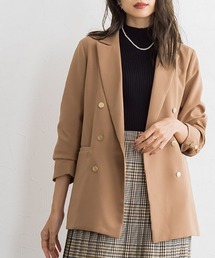 ゴールドボタンダブルジャケット