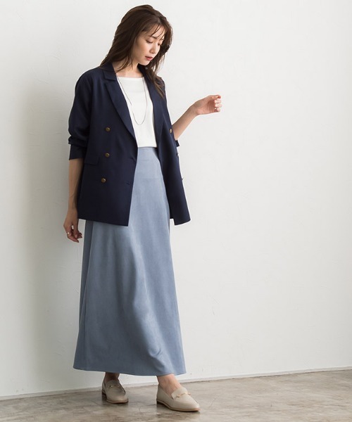 Pierrot（ピエロ）の「ゴールドボタンダブルジャケット（テーラードジャケット・レディース・ネイビー/キャメル・M/L）」の18枚目の写真