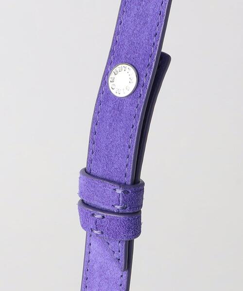 Simon Miller（サイモン・ミラー）の「＜SIMON MILLER＞スエード ミニショルダーバッグ -2WAY- Ψ（ショルダーバッグ・レディース・ベージュ/パープル・FREE）」の4枚目の写真