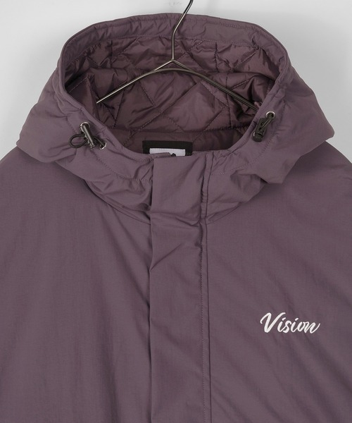 VISION STREET WEAR(ヴィジョンストリートウェア)の「【VISION STREET WEAR/ヴィジョンストリートウェア】中綿ナイロン ワッペン フードブルゾン/ナイロンジャケット(ブルゾン・メンズ・ブラック/パープル/キャメル/グレイッシュブルー・M/L/XL)」の21枚目の写真
