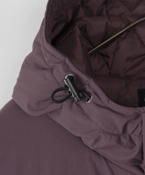 VISION STREET WEAR(ヴィジョンストリートウェア)の「【VISION STREET WEAR/ヴィジョンストリートウェア】中綿ナイロン ワッペン フードブルゾン/ナイロンジャケット(ブルゾン・メンズ・ブラック/パープル/キャメル/グレイッシュブルー・M/L/XL)」の9枚目の写真