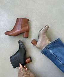 ORiental TRaffic | 【ZOZOTOWN限定】パイピング変形ヒールショートブーツ/11395(ブーツ)