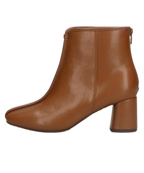 ORiental TRaffic（オリエンタルトラフィック）の「パイピング変形ヒールショートブーツ 11395（ブーツ・レディース・ブラック/グレー/キャメル・LL/3L/SS/S/M/L）」の7枚目の写真