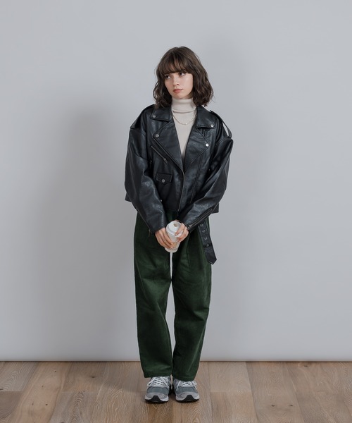 MUHET（ミュエータ）の「リブタートルネックインナー（ニット/セーター・レディース・ブラック/イエロー/アイボリー/ボルドー・SMALL/MEDIUM/LARGE）」の11枚目の写真