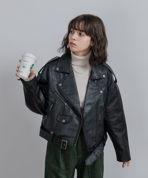 MUHET（ミュエータ）の「リブタートルネックインナー（ニット/セーター・レディース・ブラック/イエロー/アイボリー/ボルドー・SMALL/MEDIUM/LARGE）」の8枚目の写真