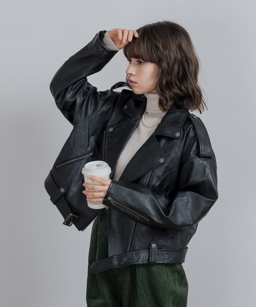 MUHET（ミュエータ）の「リブタートルネックインナー（ニット/セーター・レディース・ブラック/イエロー/アイボリー/ボルドー・SMALL/MEDIUM/LARGE）」の9枚目の写真