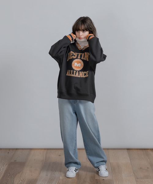 MUHET（ミュエータ）の「リブタートルネックインナー（ニット/セーター・レディース・ブラック/イエロー/アイボリー/ボルドー・SMALL/MEDIUM/LARGE）」の15枚目の写真